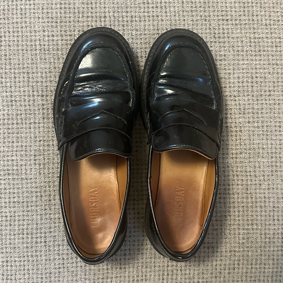 Thursday Boot Company Shoes - Thursday Boot Company Black Leather Loafers